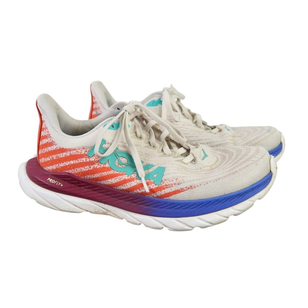 Hoka One One Mach 5 Running Shoe Sneakers White Womens 7.5
